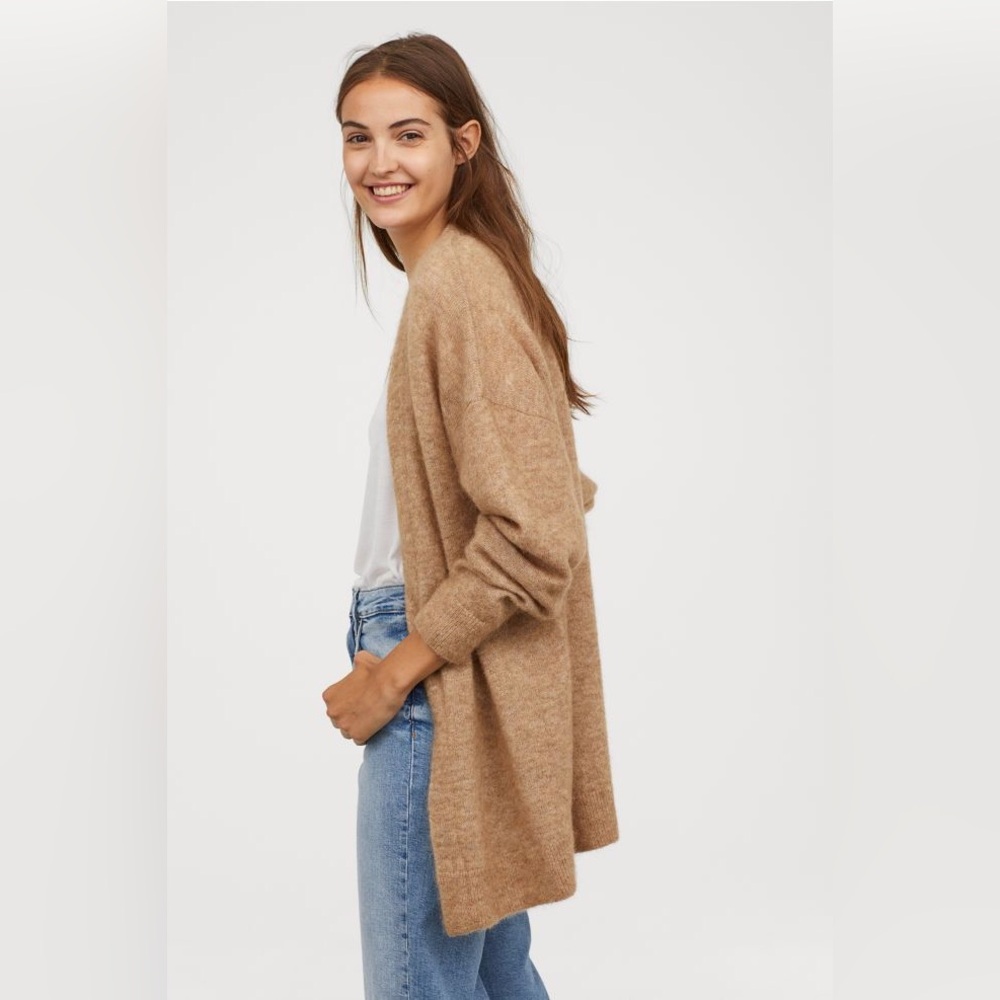 H&M Tan Cozy Cardigan